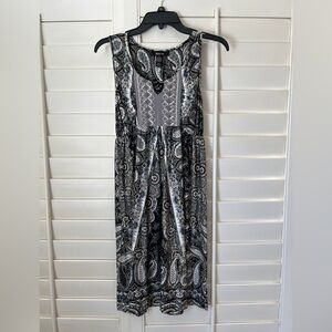 STYLUS Elegant Paisley and Geometric Dress